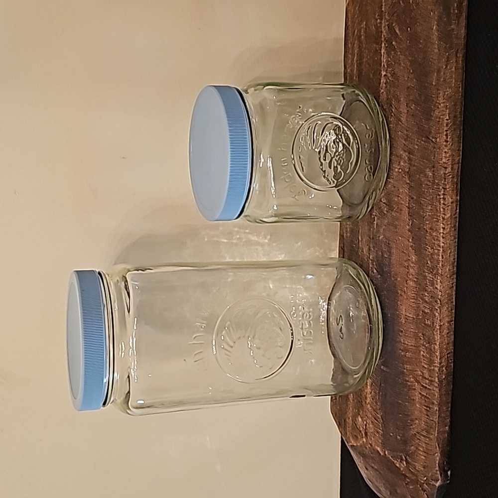 Golden Wheat Glass Canister Set